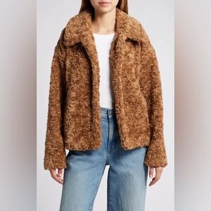 Treasure & Bond Faux Fur Jacket NWT Medium